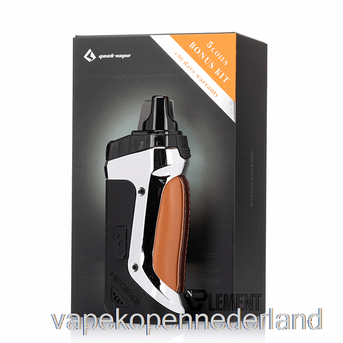Vape Nederland Geek Vape Aegis Boost 40w Pod Mod Kit Le Bonuskit - Zilver